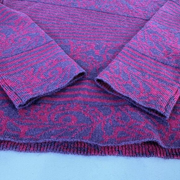 Title Nine Washable Wool Pullover Sweater Size XS 1/4 Zip Up Purple Pink - Picture 11 of 12